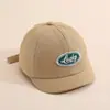 Súper Lindo Sombrero de Béisbol para Bebés de 1 a 3 Años con Letras de la Suerte, Gorra Infantil de Ala Corta, Sombrero de Sol de Verano, Transfronterizo