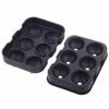 Molde de silicona para cubitos de hielo Amazon Explosiones Whisky redondo para hockey sobre hielo, creativo, 6 cajas de hielo para hockey sobre hielo
