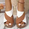 Novas sandálias plataforma femininas com tiras de velcro, bico aberto, sapatos casuais de sola grossa, sola macia, sapatos confortáveis para mães, tamanho 36-45