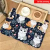 Mantel de Mascota Lindo de Dibujos Animados Diatomita Alimentación Lavable Gato y Perro Alfombrilla Absorbente de Agua Antideslizante Alfombrilla Específica para Mascotas Amazon