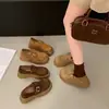 Mocasines de suela gruesa, zapatos sin cordones, zapatos estilo Birkenstock para mujer, colección otoño 2026, diseño de cobertura total, realzan la altura, efecto adelgazante, zapatos de vestir de estilo nuevo