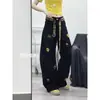 Estilo Comércio Exterior, Jeans Simples e Relaxado Moda Harajuku, Novos Estilos Tendência, Estilo Japonês, Unissex, Versátil, Artístico