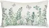 Transfronterizo Nuevo Primavera y Verano Girasol Coche Helado Flor Lino Estampado Cojín de Cintura Dormitorio Coche Decorativo Sofá