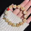 Libro Rojo Pequeño Estilo Explosivo Estilo Nacional Pulsera de Gato Lúcido con Cuentas Garra de Gato Quemada al Carbón Jade Blanco Imitación Bodhi Lujo Ligero para Estudiantes de Nicho