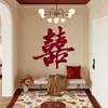 Pegatinas decorativas de palabras felices de gran tamaño para bodas, pared de fondo decorativa, diseño de habitación de bodas, sala de estar de casa nueva para hombres y mujeres, hotel, boda