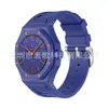 Correa de silicona para reloj de marca compartida AP, compatible con cajas de reloj AP y Swatch, correa de silicona integrada, para ventas transfronterizas