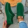 Sapatos Populares de Lona com Cadarço para Mulheres 2025 Tênis Flat Graffiti Exportação Colorida Transfronteiriça Cano Baixo Tamanho Grande Estilo Étnico