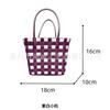 Fábrica de Origem Bolsa de Palha Trançada à Mão Cesta de Legumes de Mão Bolsa de Praia de Mão Bolsa Trançada de Palha Cesta de Presente de Mão para DIY Bolsa Feminina