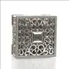 Caixa de joias de plástico oca estilo europeu, caixa de armazenamento de joias ornamentada esculpida vintage preta, caixa de armazenamento decorativa gótica escura