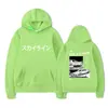 Sudadera con capucha casual de moda callejera con estampado de letras D de doble cara, estilo Anime Drift Ae86, para hombres y mujeres