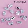 Joyería para uñas taladro con forma especial tamaño grande pequeño corazón torcido gota de agua acrílico taladro para uñas material de accesorios para joyería de uñas DIY