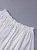 2025 Manga Transfronteriza Europea y Americana Nuevo Sexy Cortado Tirantes Cuello de Una Línea Top Camisa Casual de Gasa para Mujer