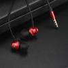 Novos Fones de Ouvido Criativos de Metal com Furo Redondo