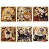 Pintura de Diamante Pérola 5D para Halloween DIY Pintura de Diamante e Pérola Feita à Mão Venda por Atacado para Comércio Exterior Diamantes de Halloween