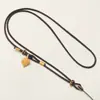 Nueva Cuerda para Colgar Colgante de Jade Tejida a Mano Collar Chino Cuerda para Colgar Colgante de Jade Guanyin Cera de Abeja Cristal Cuerda para Colgar