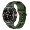 Adecuado para Samsung Watch8 Correa de Reloj Rayas Verticales Watch8 Clásico Correa de Reloj Inteligente de Silicona de Dos Tonos