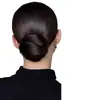 Peluca de moño bajo, moño de pelo realista, postizo, postizo voluminizador esponjoso