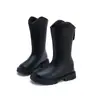 Botas Altas para Niña 2026 Otoño/Invierno Nuevo Estilo Estilo Británico Botas de Monta para Niños Bota Alta de Suela Gruesa para Niña Pequeña
