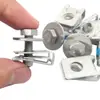 Tornillo de Fijación para Coche Hexagonal Externo Cabeza Plana con Arandela M6*18 Tornillo Autorroscante Tuerca de Resorte Tuerca de Clip en U