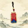 Estilo Étnico Chinês Liga Liga Montanha Fantasma Pingente Chaveiro Acessório Pequeno Presente Decoração para Homens e Mulheres Atacado