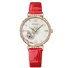 Nuevo reloj mecánico totalmente automático para mujer, reloj de moda para dama con incrustaciones de diamantes para ballet, reloj mecánico impermeable, disponible para venta al por mayor