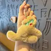 Lindo llavero de cordero de peluche, muñeco de peluche, colgante para bolso de pareja, juguete de máquina de peluches, accesorio de regalo