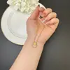 Nuevo Collar de Oro Arena Vietnamita con Textura Retro, Gota de Aceite de Hoja de Ginkgo, Cadena para Clavícula de Calabaza, Joyería Femenina de Larga Duración
