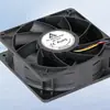 Processamento de Fábrica Personalizado 12038 CC Esfera Dupla 12V Ventilador de Resfriamento Aquecedor de Energia Eólica
