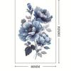 Flor de Rosa Celebridad de Internet Flor Planta Colorida Tatuaje Fabricante Tatuajes Adhesivos al por Mayor Impermeables Femeninos de Larga Duración Florales