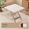 Mesa pequeña, mesa plegable, mesa de comedor para uso doméstico, mesa redonda sencilla para viviendas de alquiler, mesa portátil para exteriores para instalar puestos y comer