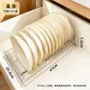 Escurridor de platos para cocina, escurridor de tazones, gabinete para tazones, cajón con soporte integrado para palillos y cucharas, estante de almacenamiento para tazones y platos, separador de cajones