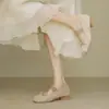 Zapatos Mary Jane Cuadrados de Moda 2026 para Mujer, Zapatos Bajos Tendencia Primavera y Verano con Moño y Suelas Suaves y Cómodas