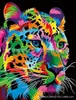 Pintura de diamante 5D transfronteiriça sala de estar camuflagem animal pintura decorativa DIY ponto cruz pintura de tijolo totalmente diamante fabricantes atacado