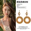 Pendientes Bohemios Largos con Borlas para Mujer 2025 Nuevos Pendientes de Lujo para Fiesta Pendientes Étnicos de Cristal