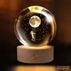 Lámpara de noche personalizada de bola de cristal luminosa, un regalo conmemorativo creativo y práctico para niños y niñas en su cumpleaños, o como decoración para el Día del Maestro.