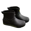 Zapatos de goma antideslizantes impermeables para hombre, cocina, trabajo, botas de lluvia, zapatos de agua, zapatos de lluvia, zapatos de pesca con desodorante para hombre