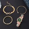 Reloj Pulsera de Moda Versátil con Incrustaciones de Diamantes Pulsera con Incrustaciones de Diamantes de Amor Traje de Pulsera Mujer