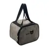 Bolsa de Almuerzo para Estudiantes con Papel de Aluminio Engrosado, Fiambrera Grande Simple Portátil, Cubiertos Portátiles, Fiambrera, Bolsa Térmica