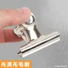 Clipe Redondo de Aço Inoxidável Forte Multitamanho Pequeno Grande Clipe de Montanha Clipe de Papelaria Clipe de Metal para Arquivo de Contas Clipe para Livro