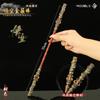 Wukong Jogo Envolvente 35cm Bastão Oco Dourado de Dois Lados Brinquedo Arma Rei Macaco Adereços