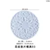 Molde de Resina de Cristal DIY Amapola Decoración del Hogar Posavasos Mandala Molde de Silicona Venta al por Mayor en Stock