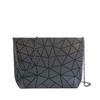 Japonés Mismo Estilo 202 Verano 3 Nuevo Bolso Geométrico Bolso Diamante Láser Bolso de Cadena Luminoso Plegable Bolso de Hombro Bandolera