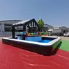 Bar Inflable Transfronterizo, Bar de Comedor para Ocio, Barra de Agua Inflable Grande, Bar de Comedor para Fiestas de Ocio, Trampolín Inflable para Piscina
