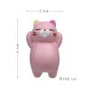 Desenho de gato japonês simples e honesto criativo tridimensional fivela magnética ímã de geladeira ímã ímã Ímã material para capa de celular