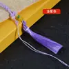 Lanyard para Pieza de Mano Ágata Borla Colorida Bolsita Bolsita Cuerda para Collar DIY Venta al por Mayor