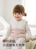 Chaleco acolchado para bebé, estilo otoño/invierno, chaleco de retazos con encaje para bebé Clase A, ropa cálida para recién nacidos, ropa infantil AnYang