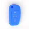 Adecuado para funda de llave de coche plegable de 3 botones Audi A1 con gota de pegamento estándar, funda protectora para control remoto en stock al por mayor
