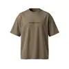 Camiseta de Manga Corta con Estampado de Graffiti Americano Tendencia Nacional Original Blackeden Letras Reflectantes para Hombres y Mujeres Tops de Pareja Verano