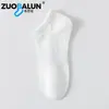 Meias de Algodão Xinjiang Zobaron para Homens Meias Finas de Verão Algodão Puro Antibacterianas e Desodorantes Meias Cano Baixo com Elástico na Cintura Meias Esportivas para Estudantes