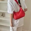 Bolso de Hombro Sencillo de Diseño Nicho de Moda para Mujer para el Trabajo, Bolso Único para Mujer 2026 con Patrón Tejido
